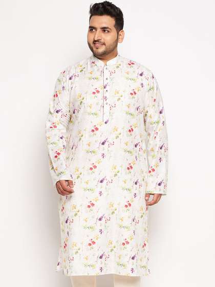 VASTRAMAY Plus Size Printed Kurta
