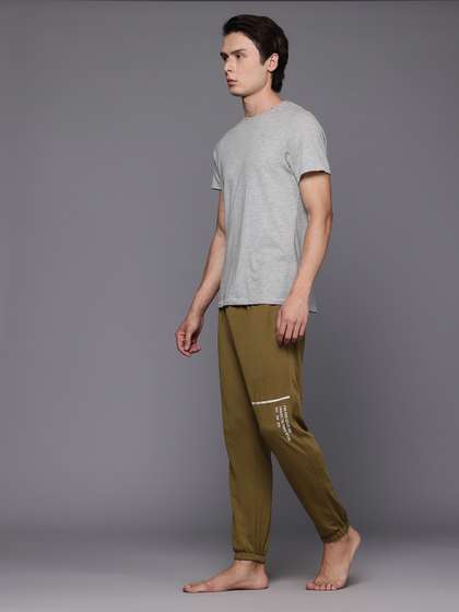 HRX by Hrithik Roshan Men Typography Print Yoga Joggers