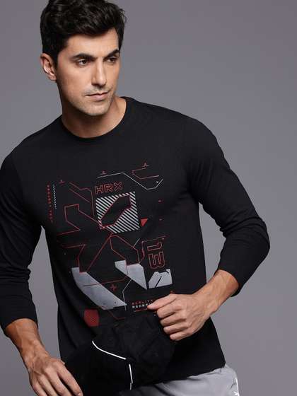 HRX by Hrithik Roshan TECHOFF Brand Logo Printed T-shirt