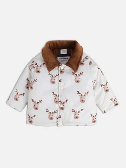 MINI KLUB Boys Floral
                      Crop Padded Jacket