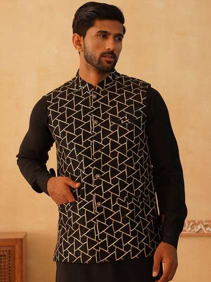 Jompers Embroidered Nehru Jackets