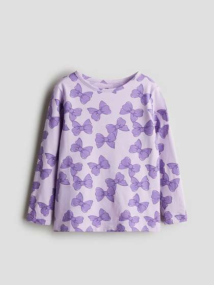 H&M Girls Printed Jersey Top