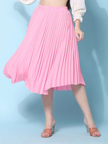 NE STYLE Flared Midi Skirts