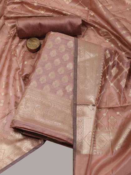 Meena Bazaar Unstitched Dress Material