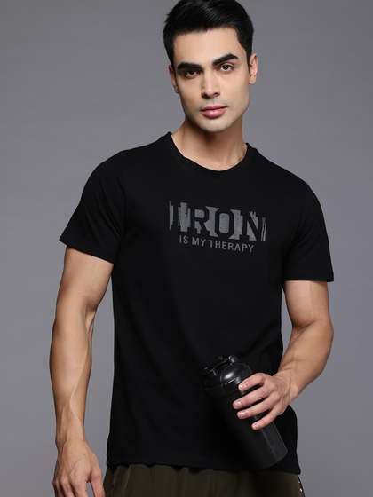 HRX by Hrithik Roshan Rapid-Dry Typography Print Training T-shirt