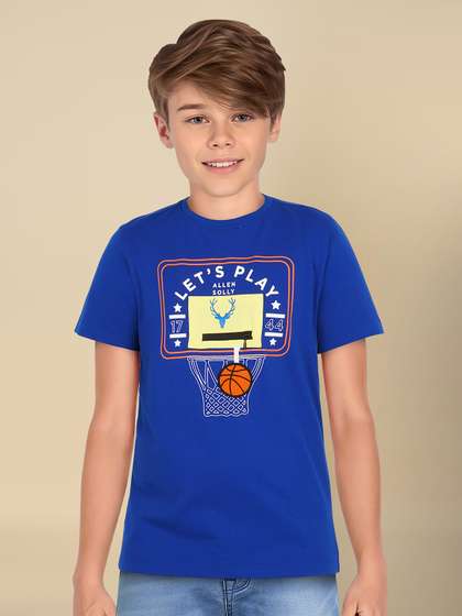 Allen Solly Junior Boys
                    Sports Printed Applique T-shirt