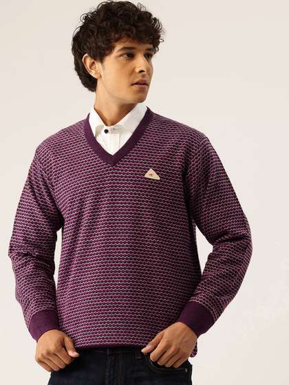 Monte Carlo Men Self Design Pullover
