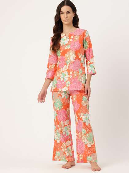 ETC Floral Print Night Suit