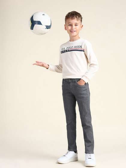 U.S. Polo Assn. Kids
                    Boys Slim Fit Light Fade Stretchable Jeans