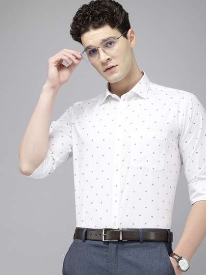 Park Avenue Pure
                        Cotton Slim Fit Printed Formal Shirt