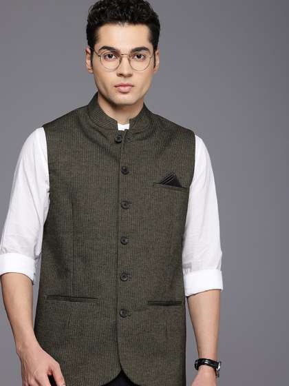 Theme Regular Fit Nehru Jacket