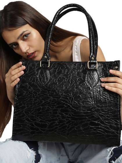 MINI WESST Women Textured Structured Tote Bag