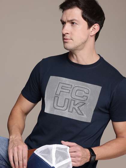 FCUK Brand Logo Printed T-shirt