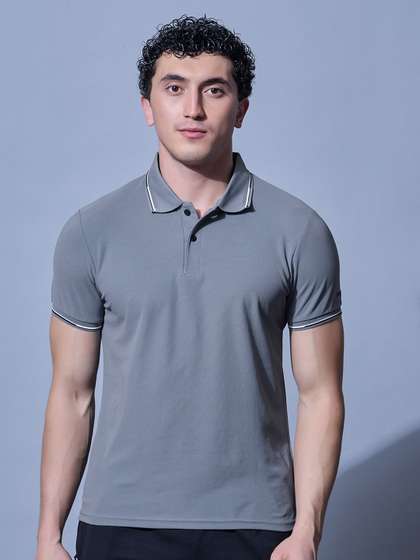 SPORT SUN Men Dri-FIT Polo Collar Pockets T-shirt