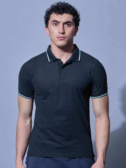 SPORT SUN Men Dri-FIT Polo Collar Pockets T-shirt