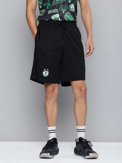 NBA Men Milwaukee
                        Bucks Printed Basketball Shorts