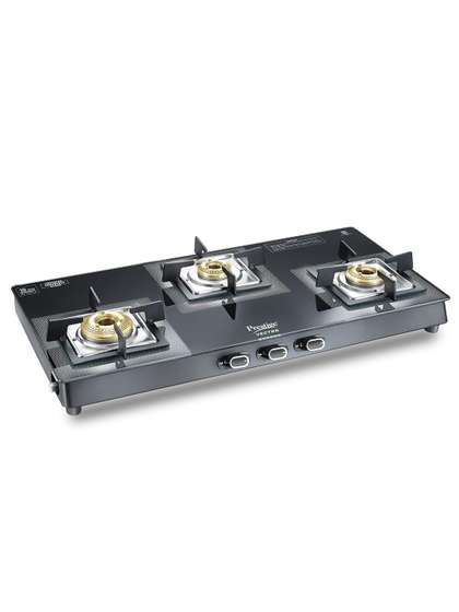 Prestige 3 Burner Glass Gas Stove