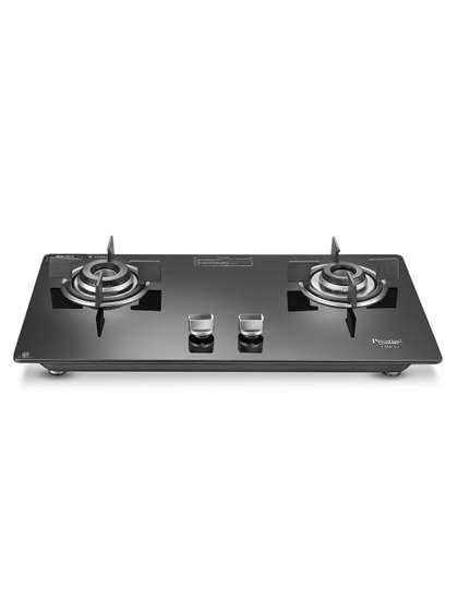 Prestige 2 Burner Glass Gas Stove