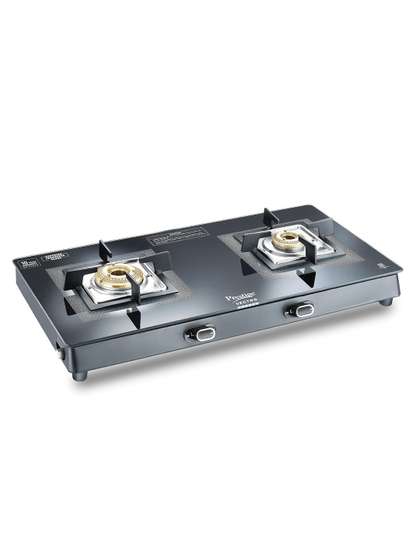 Prestige 2 Burner Glass Gas Stove
