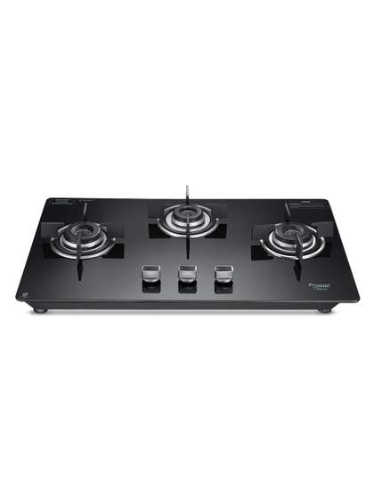 Prestige 3 Burner Glass Gas Stove
