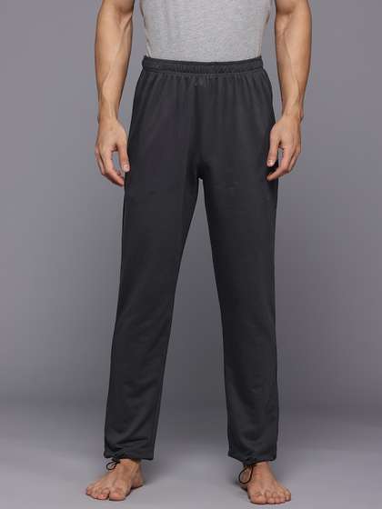 HRX by Hrithik Roshan Men Yoga Track Pants with Toggle Hem