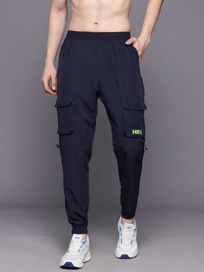HRX by Hrithik Roshan Men Rapid-Dry Cargo Style Training Joggers