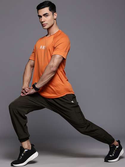 HRX by Hrithik Roshan Rapid-Dry Brand Logo Printed Training T-shirt