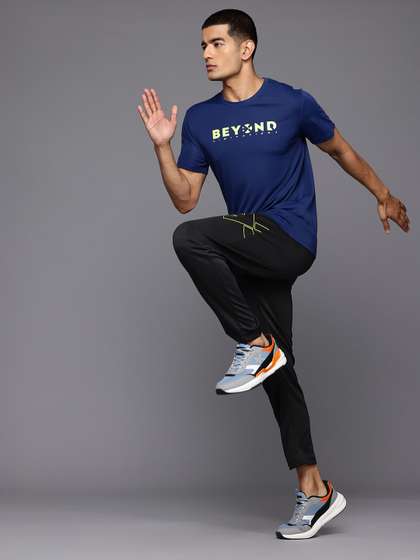 HRX by Hrithik Roshan Men Brand Logo Print Regular Fit Rapid-Dry Running Track Pants