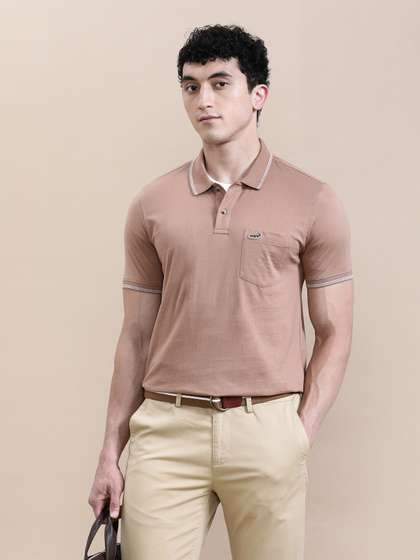 Crocodile Men Solid Slim Fit T-shirt