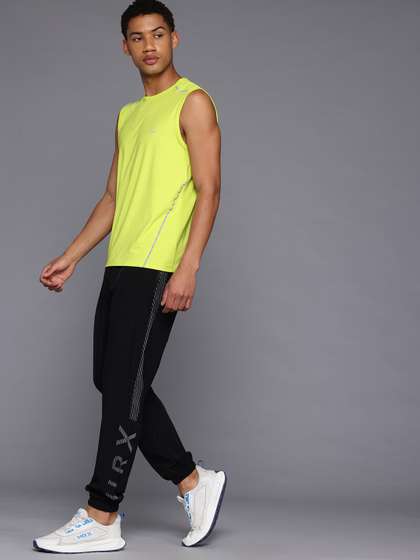HRX by Hrithik Roshan Men Regular Fit Brand Logo Printed Rapid-Dry Running Joggers