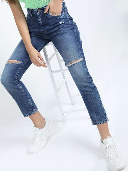Tokyo Talkies
                          Women Slim Fit Highly Distressed Light Fade
                          Jeans