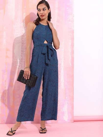 Tokyo Talkies
                        Printed Basic Jumpsuit