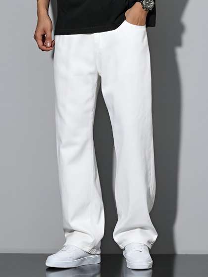 Ben Martin Bm-jj12
                          Men Jean Wide Leg High-Rise Cotton Stretchable
                          Jeans