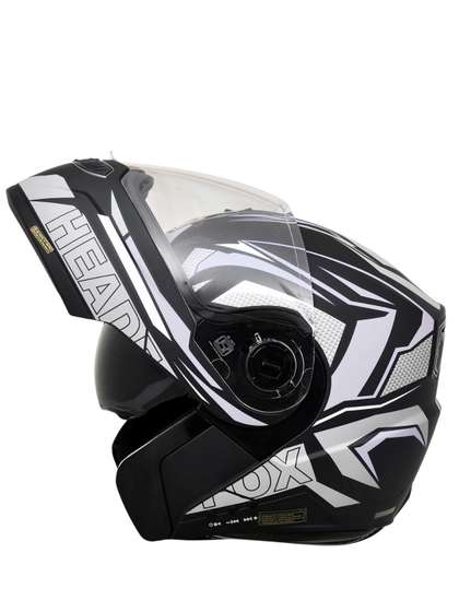 HEADFOX Metro N2 Smart
                      Bluetooth Calls Music & Voice Asst. DV With
                      Flash Lights Helmet