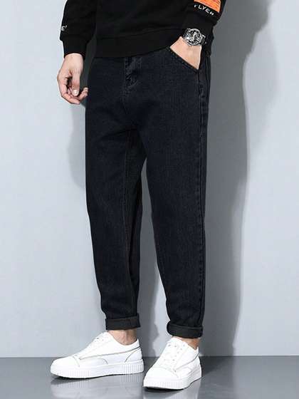 Ben Martin Men
                        Carrot Tapered Fit High-Rise Jeans