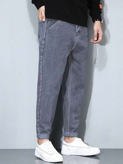 Ben Martin Men
                        Carrot Tapered Fit High-Rise Stretchable Jeans
