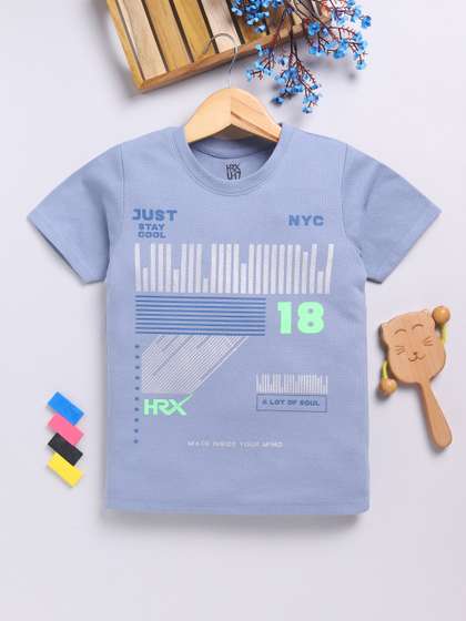 HRX by Hrithik Roshan
                    Boys Printed T-shirt