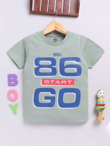 HRX by Hrithik Roshan
                    Boys Printed T-shirt