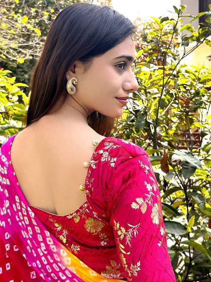 Bindigasm's Advi Non-Padded Saree Blouse