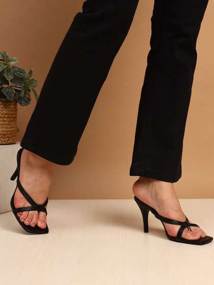 DressBerry Women
                        Textured PU Work Stiletto Peep Toes