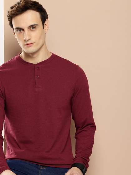 encore by INVICTUS Henley Neck T-shirt