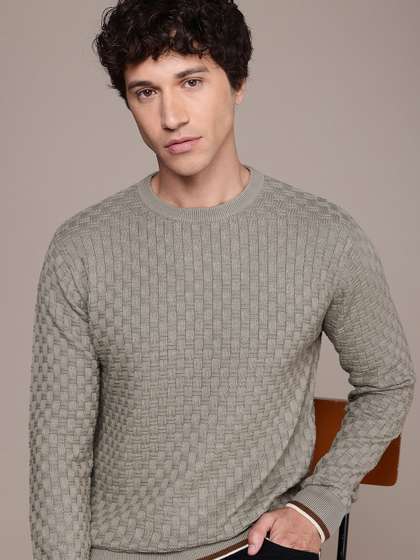 French Connection
                        Self Design Knitted Pullover Sweatshirts