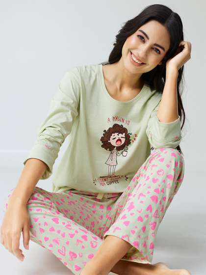 I like me Women
                        Printed Night suit