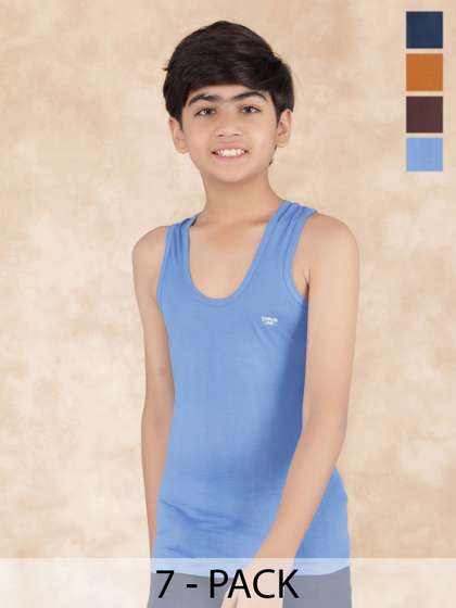 Dollar Boys Pack Of 7
                    Cotton Innerwear Vests