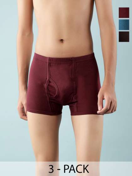 Dollar Lehar Boys Pack
                    Of 3 Assorted Pure Combed Cotton
                    Trunks-MLHTR-05-K-AST3-PO3