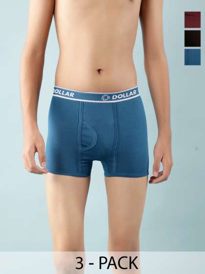 Dollar Boys Pack Of 3
                    Assorted Trunks XYTRNK198