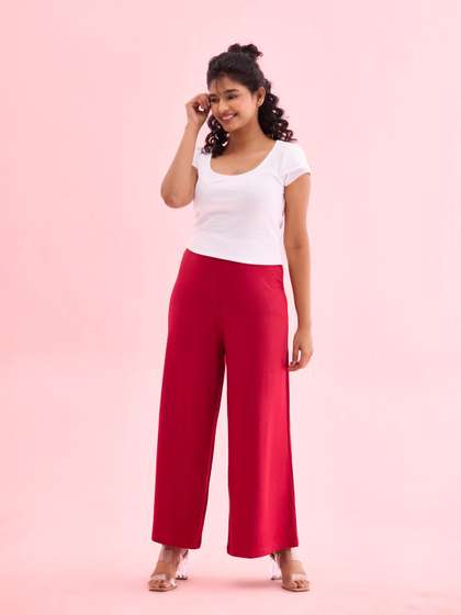 Aartej Women Flared Palazzos