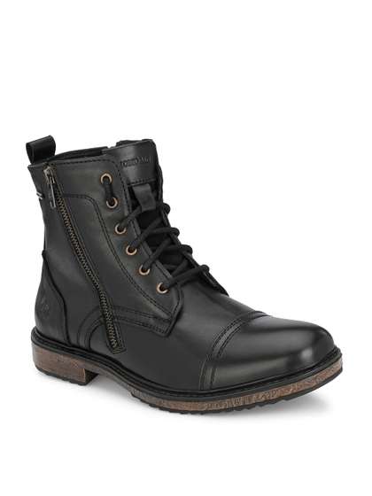 Price History of MONDAIN Men Leather Boots from Myntra 111_15581937