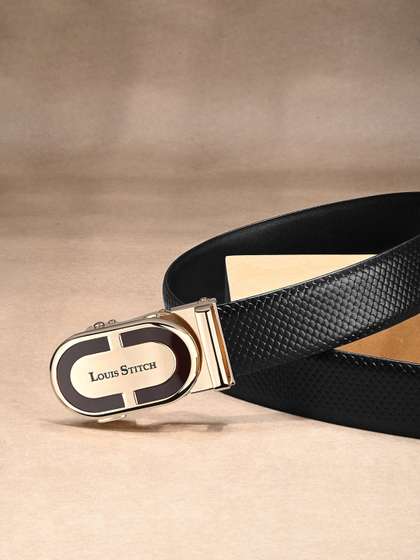 LOUIS STITCH Premium VT
                    Leather Men Auto Lock Buckle Belt