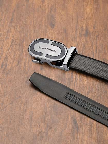 LOUIS STITCH Premium VT
                    Leather Men Auto Lock Buckle Belt